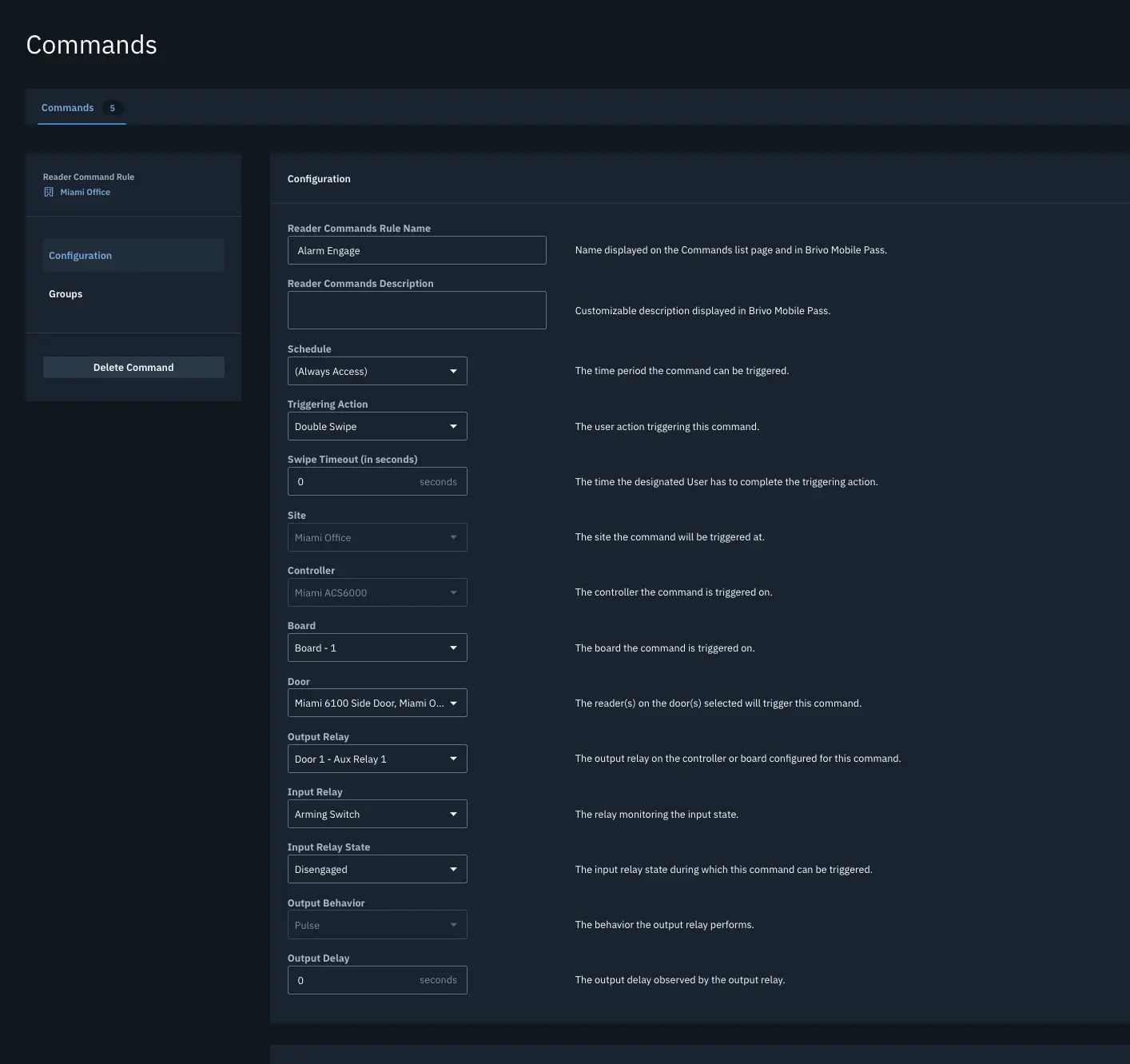 Access Commands